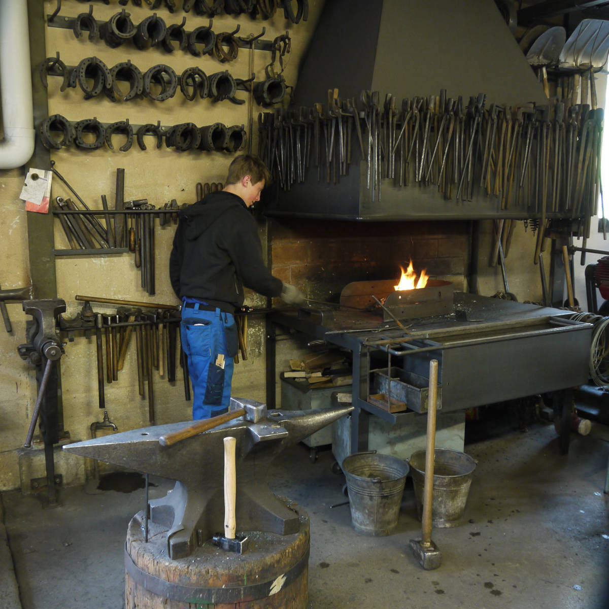 Alter Schmiedeofen