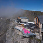 Aussichtsplattform Birg am Schilthorn mit Glasgeländer