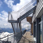 Metalltreppe Stahltreppe Gitterrostritte Staketengeländer Gstaad Zweisimmen Spiez Thun Bern Berner Oberland von Niederhäusern AG Metall- und Stahlbau Erlenbach Vonag