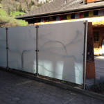 Sichtschutzwand Glassichtschutzwand Latterbach 