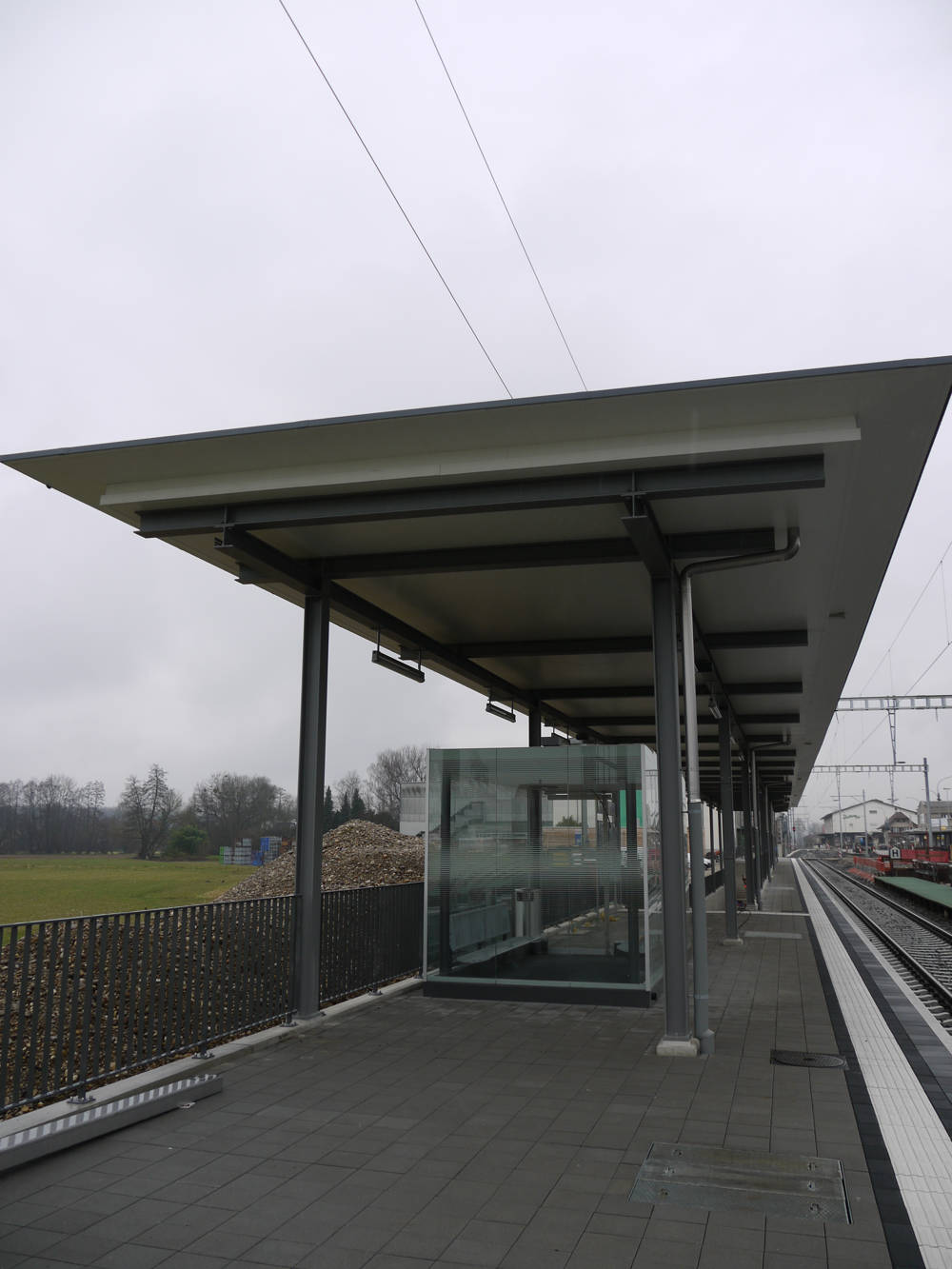 Bahnhofüberdachung  Berner Oberland Spiez Thun Interlaken Bern von Niederäusern AG Metall- und Stahlbau Vonag