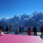 Aussichtsplattform Birg am Schilthorn mit Glasgeländer